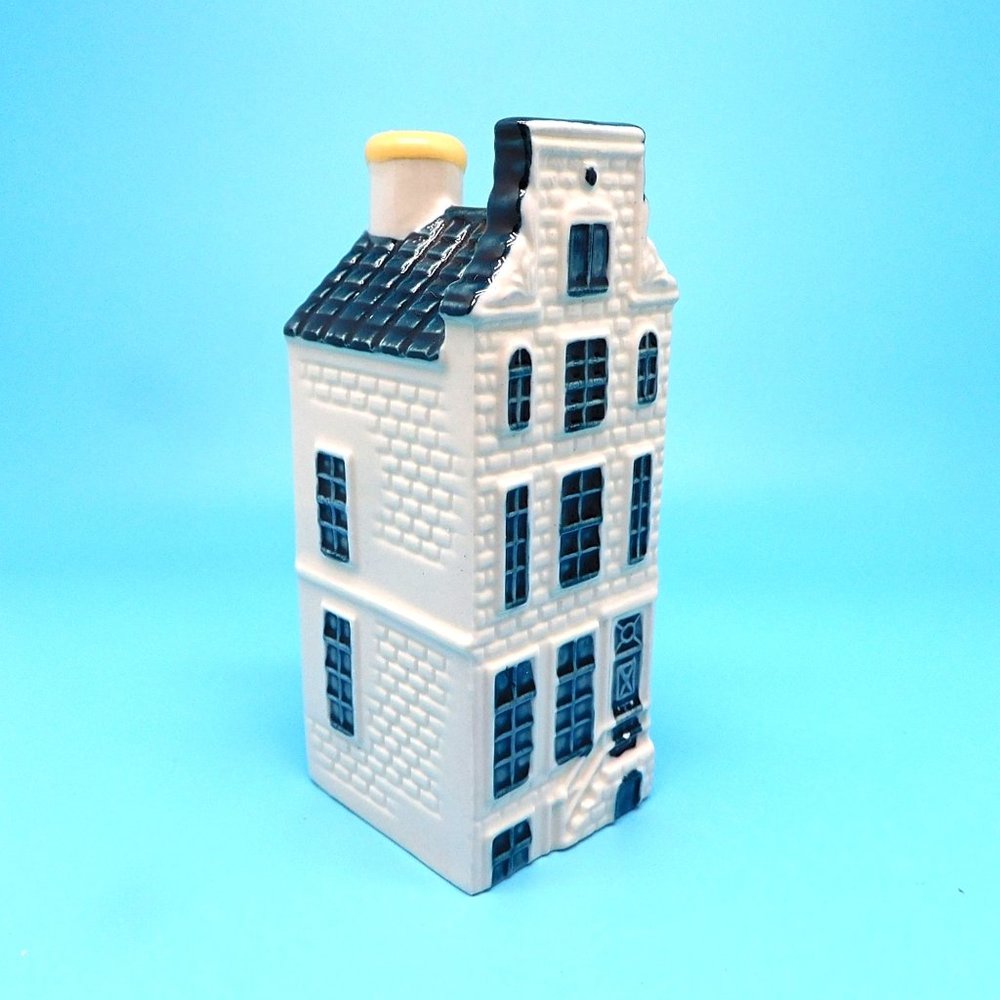 K L M Blue Delft House #68 BOLS Amsterdam Holland Empty